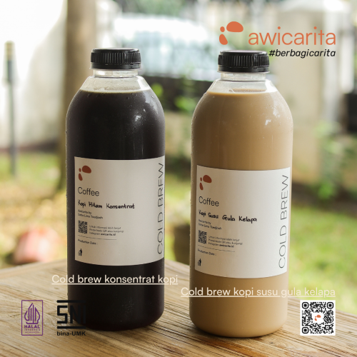Product Awicarita Cold Brew Konsentrat Kopi - kemasan botol 1 liter 2