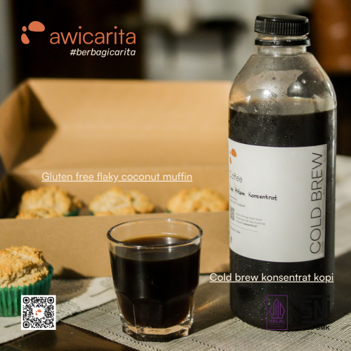 Product Awicarita Cold Brew Konsentrat Kopi - kemasan botol 1 liter 3