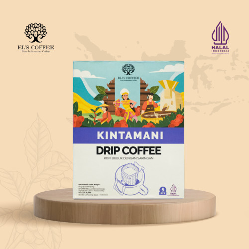 image primary EL'S COFFEE Kintamani Arabika 10Gr 5Pcs Drip Kopi Pure Indonesia Coffee Roasted