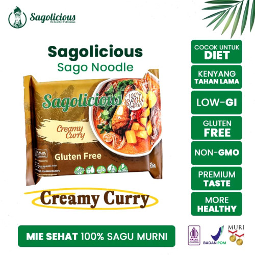 image primary MIE SAGOLICIOUS KEMASAN INSTANT CREAMY CURRY