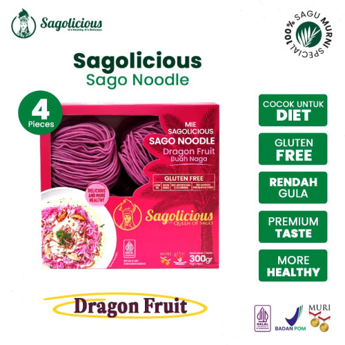 image primary MIE SAGOLICIOUS SAGO NOODLE BUAH NAGA