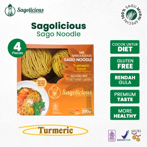 image primary Sagolicious Box Mie Kunyit/Turmeric Isi 4