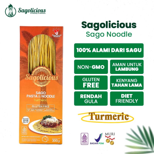 image primary SAGOLICIOUS PASTA NOODLE TURMERIC (KUNYIT)